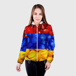 Женская куртка 3D Флаг Армении - фото 2
