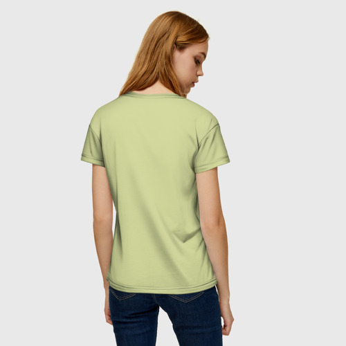 Женская футболка 3D Правильное питание, цвет 3D печать - фото 4