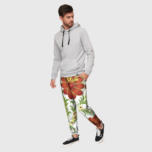 Мужские брюки 3D Роспись, цвет 3D печать - фото 3