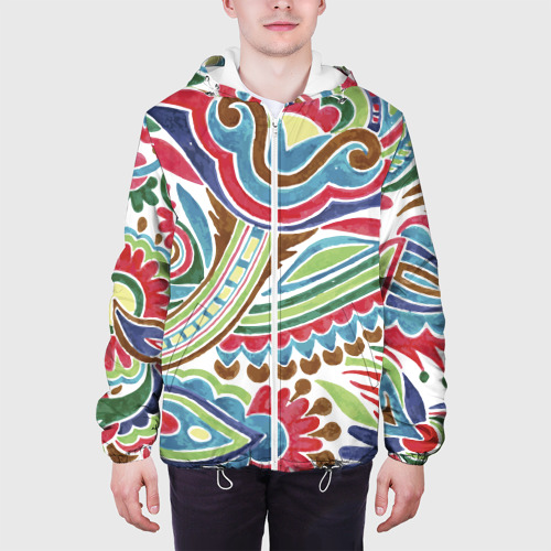 Мужская куртка 3D Роспись красками, цвет 3D печать - фото 4
