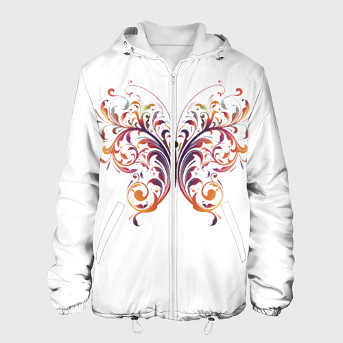 Мужская куртка 3D Узор бабочка, цвет 3D печать