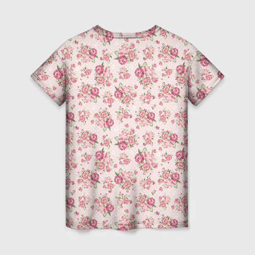 Женская футболка 3D Fashion sweet flower, цвет 3D печать - фото 2