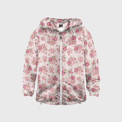 Детская ветровка 3D Fashion sweet flower Фото 01 Детская ветровка 3D Fashion sweet flower Фото 01