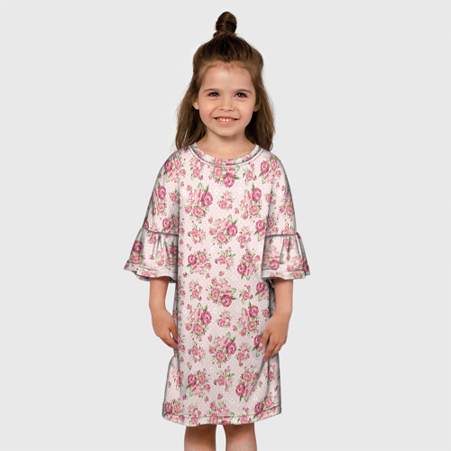 Детское платье 3D Fashion sweet flower Фото 01 Детское платье 3D Fashion sweet flower Фото 01