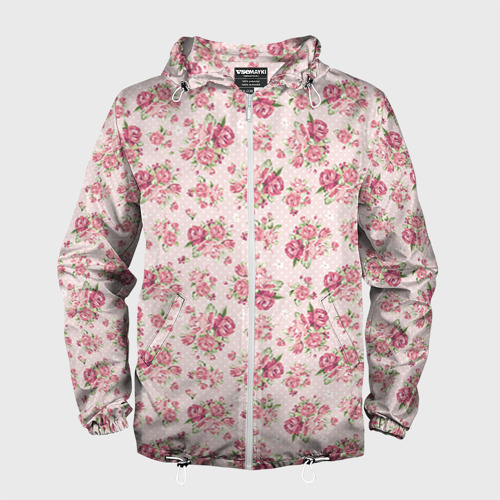 Мужская ветровка 3D Fashion sweet flower Фото 01 Мужская ветровка 3D Fashion sweet flower Фото 01