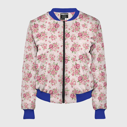 Женский бомбер 3D Fashion sweet flower Фото 01 Женский бомбер 3D Fashion sweet flower Фото 01