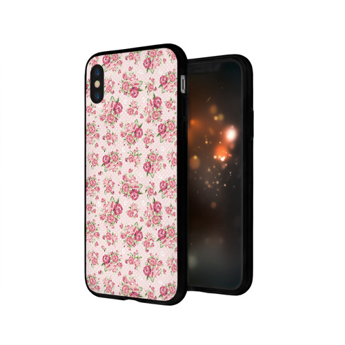 Чехол для Apple iPhone X силиконовый глянцевый Fashion sweet flower Фото 01 Чехол для Apple iPhone X силиконовый глянцевый Fashion sweet flower Фото 01