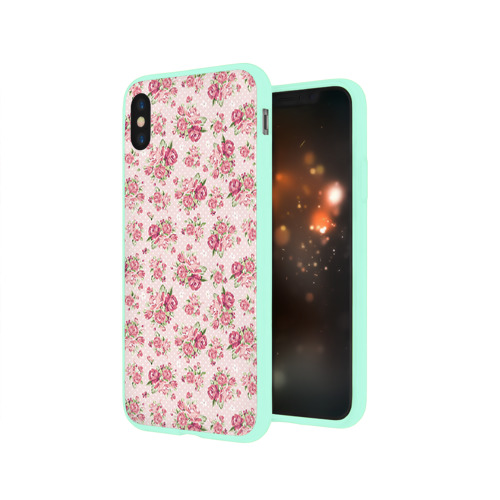Чехол для Apple iPhone X силиконовый глянцевый Fashion sweet flower Фото 01 Чехол для Apple iPhone X силиконовый глянцевый Fashion sweet flower Фото 01