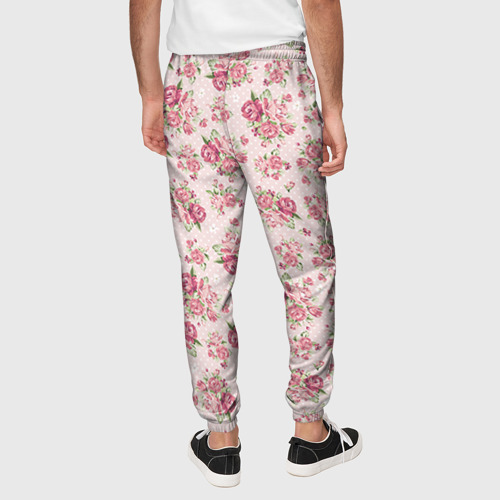 Мужские брюки 3D Fashion sweet flower, цвет 3D печать - фото 5