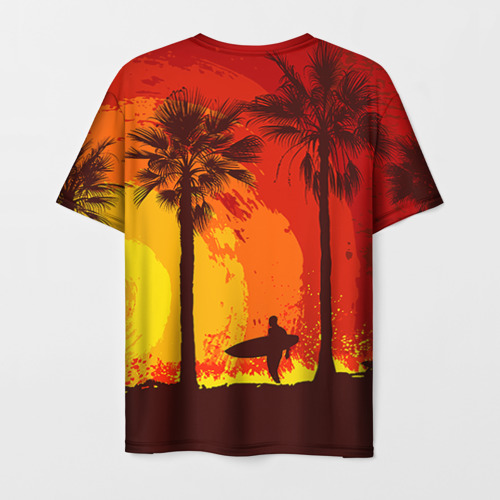 Мужская футболка 3D Summer Surf, цвет 3D печать - фото 2