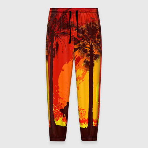 Мужские брюки 3D Summer Surf, цвет 3D печать