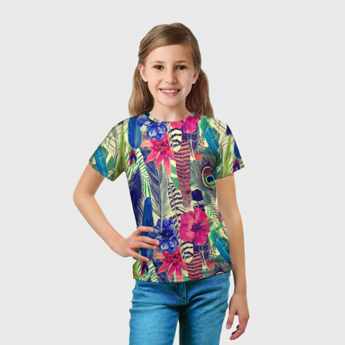 Детская футболка 3D Summer time, цвет 3D печать - фото 5