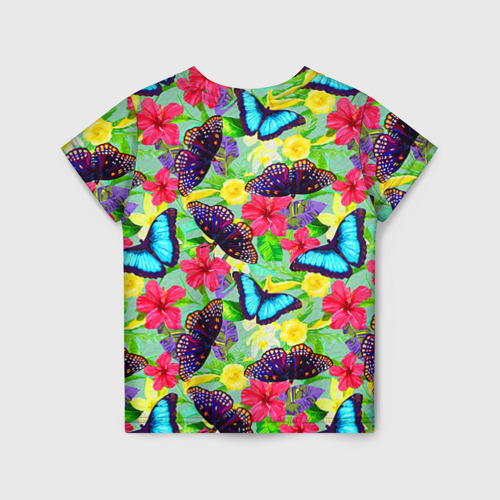 Детская футболка 3D Summer Butterflies 2, цвет 3D печать - фото 2