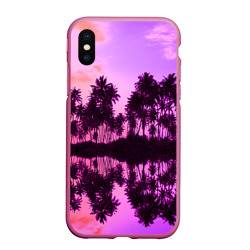 Чехол для iPhone XS Max матовый Hawaii dream