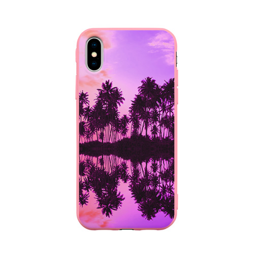 Чехол для iPhone X матовый Hawaii dream