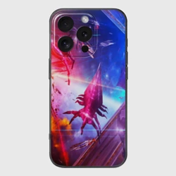 Чехол для iPhone 16 Pro силиконовый с защитой камеры Mass Effect