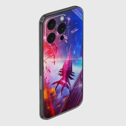 Чехол для iPhone 16 Pro силиконовый с защитой камеры Mass Effect - фото 2