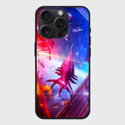 Чехол силиконовый для Apple iPhone 15 Pro матовый Mass Effect