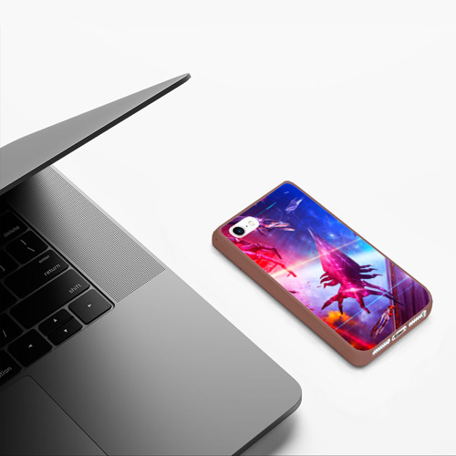 Чехол для iPhone 5/5S матовый Mass Effect, цвет коричневый - фото 5