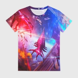 Женская футболка 3D Mass Effect