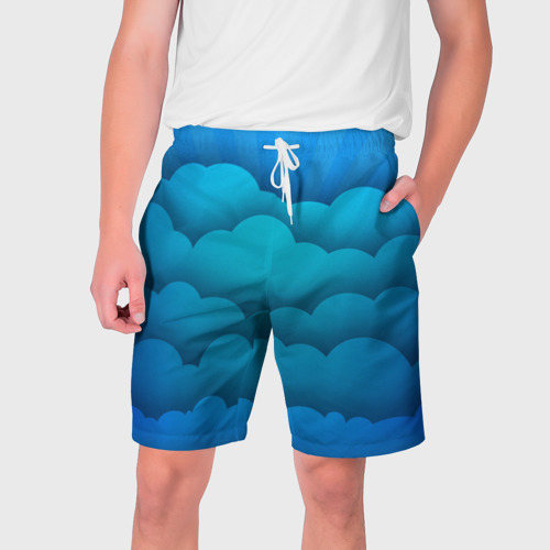 Мужские шорты 3D Clouds, цвет 3D печать