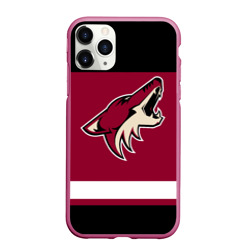 Чехол для iPhone 11 Pro Max матовый Arizona Coyotes