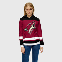 Женская толстовка 3D Arizona Coyotes - фото 2