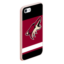 Чехол для iPhone 5/5S матовый Arizona Coyotes - фото 2