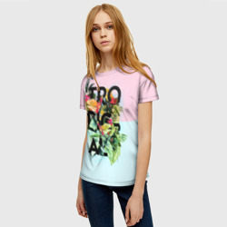 Женская футболка 3D Tropical - фото 2
