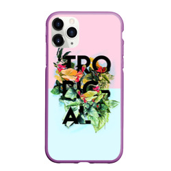 Чехол для iPhone 11 Pro матовый Tropical