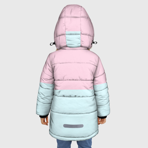 Зимняя куртка для девочек 3D Tropical, цвет светло-серый - фото 4
