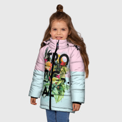 Зимняя куртка для девочек 3D Tropical - фото 2