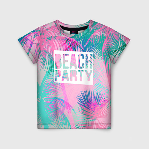 Детская футболка 3D Beach Party 2, цвет 3D печать