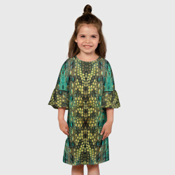 Детское платье 3D Крокодил - фото 2
