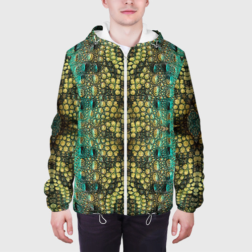 Мужская куртка 3D Крокодил, цвет 3D печать - фото 4