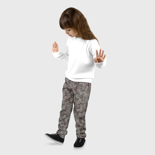 Детские брюки 3D Кольчуга, цвет 3D печать - фото 3