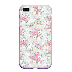 Чехол для iPhone 7Plus/8 Plus матовый Flower pattern