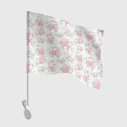 Флаг для автомобиля Flower pattern