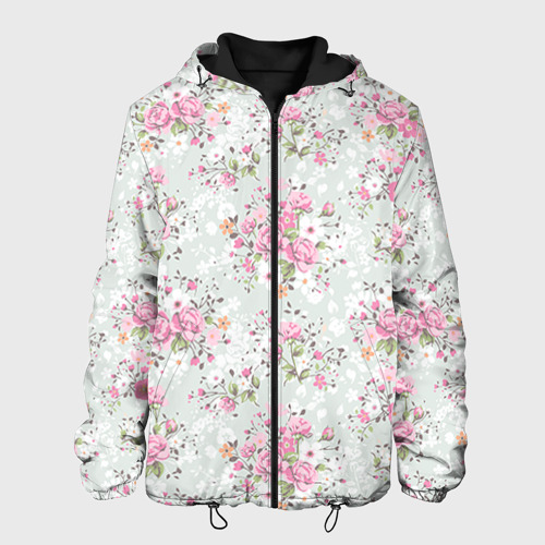 Мужская куртка 3D Flower pattern Фото 01 Мужская куртка 3D Flower pattern Фото 01