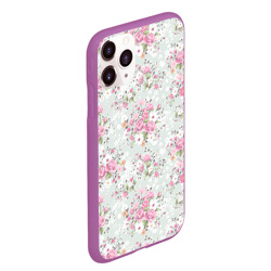 Чехол для iPhone 11 Pro Max матовый Flower pattern - фото 2