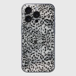 Чехол для iPhone 16 Pro силиконовый с защитой камеры White Jaguar