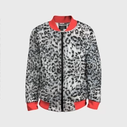 Детский бомбер 3D White Jaguar