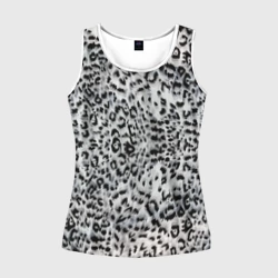 Женская майка 3D White Jaguar