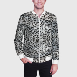 Мужской бомбер 3D White Jaguar - фото 2
