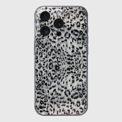 Чехол для iPhone 15 Pro силиконовый с защитой камеры White Jaguar