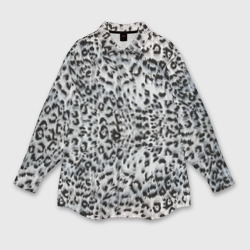 Мужская рубашка oversize 3D White Jaguar