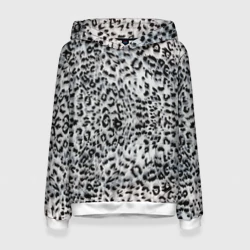 Женская толстовка 3D White Jaguar