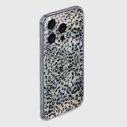 Чехол для iPhone 15 Pro силиконовый с защитой камеры White Jaguar - фото 2