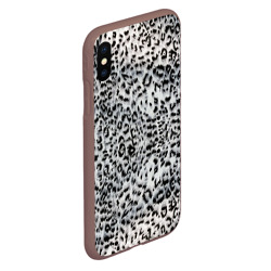 Чехол для iPhone XS Max матовый White Jaguar - фото 2