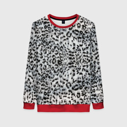 Женский свитшот 3D White Jaguar